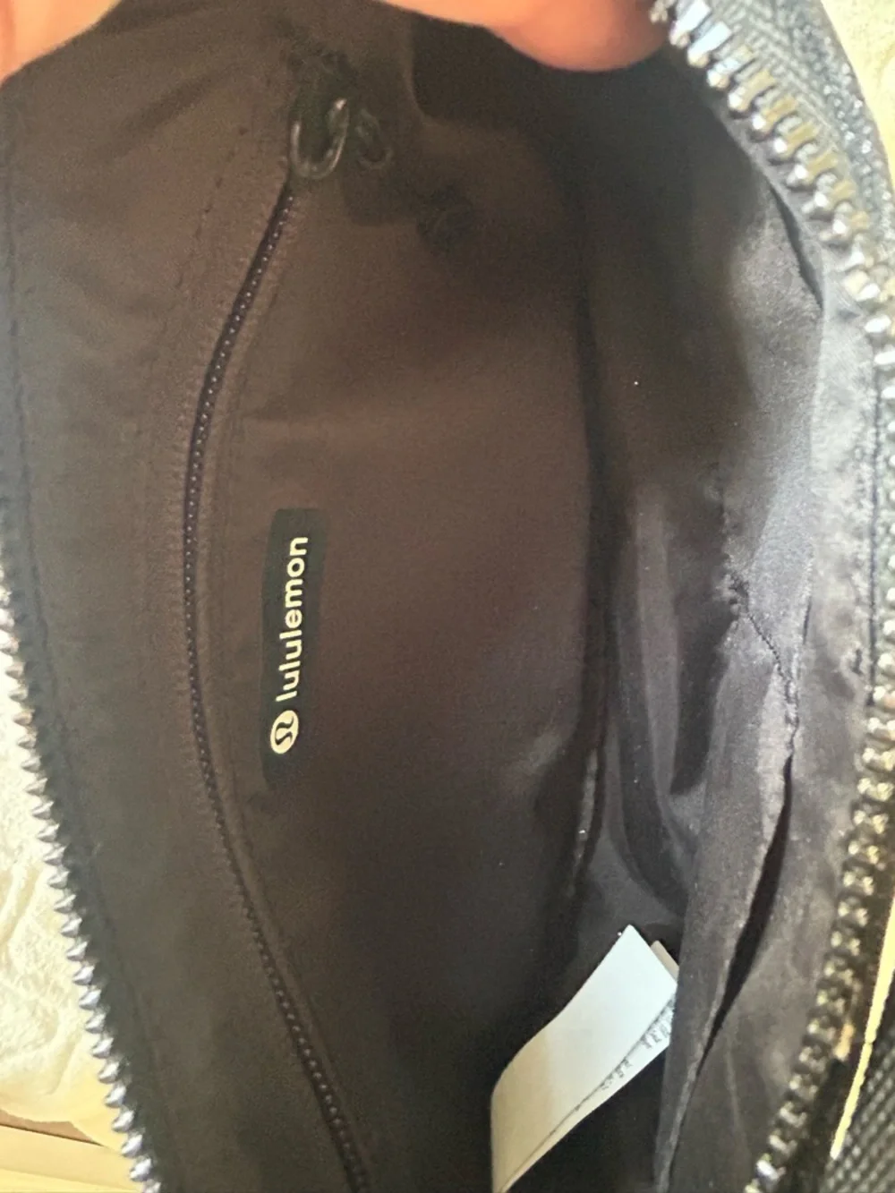 Lululemon Athletica Black Sparkle Shoulder Purse - Picture 4 of 4